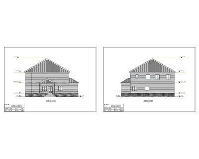 US Tinny House Detailed Elevation A-A, CAD Block – DWG AutoCAD Editable Drawing (Free Download)