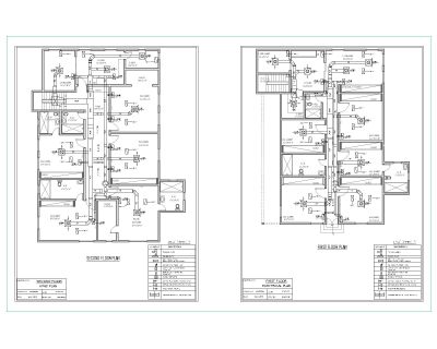 US Tinny House Detailed HVAC Plans, CAD Block – DWG AutoCAD Editable Drawing (Free Download)