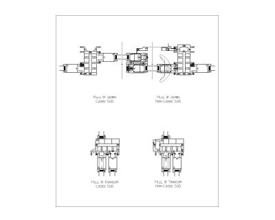 Free AutoCAD 2D Editable Drawings for Any Siding patio Door-2