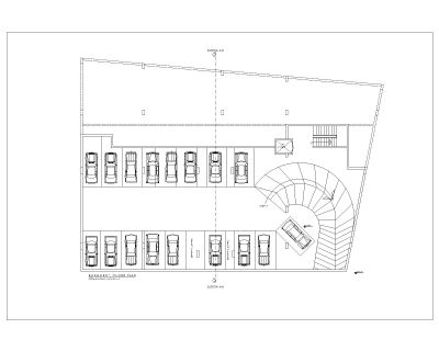 Free AutoCAD 2D editable Drawing of Apartments & Commercial Flats Basement Floor Plan_5