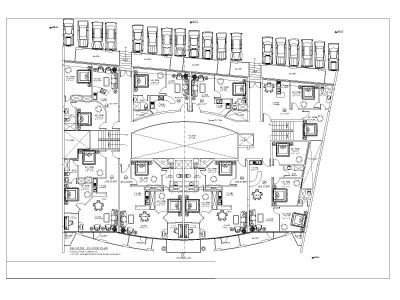 Free AutoCAD 2D editable Drawing of Apartments & Commercial Flats Second Floor Plan_6