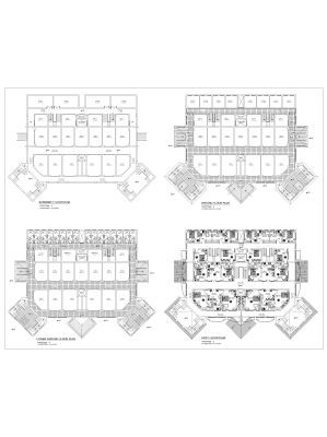 Free AutoCAD 2D editable Drawing of APPARTMENT BUILDING _ PROPOSEL _ 3
