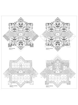 Free AutoCAD 2D editable Drawing of APPARTMENT BUILDING _ PROPOSEL _ 4