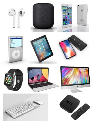 Todos os produtos Apple Modelos 3DS Max e modelos FBX