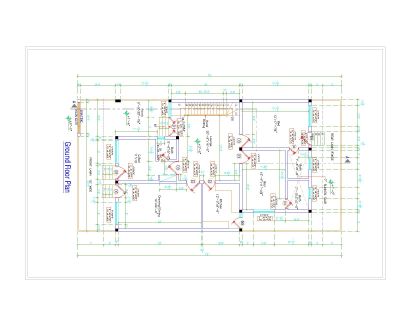Free AutoCAD 2D Editable Drawings for Architectural Plan - 1
