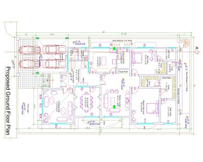 Free AutoCAD 2D Editable Drawings for Architectural Plan - 5