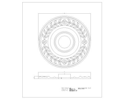 Free AutoCAD 2D Editable Drawings for Architectural Decoration Arts for Facades - 9