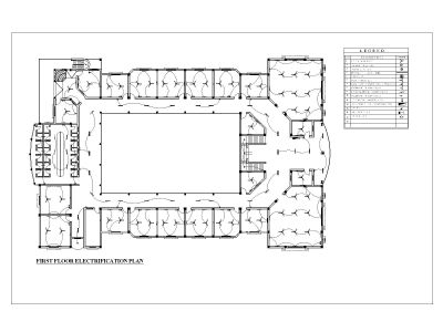 Free AutoCAD 2D Editable Drawings for Hostle Electrical Plan- 2