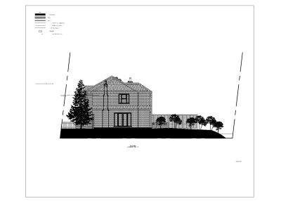 Free AutoCAD Australian Style Hilly Houses Elevation_3