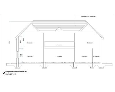 Free AutoCAD files for Section_D-D, Australian House