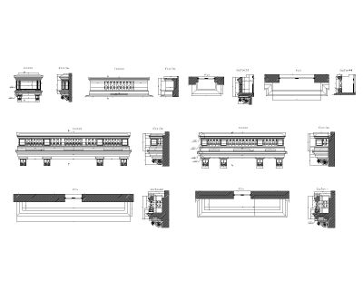 Balcony Plan & Sectional details Architectural Drawing. CAD block in DWG format free download.