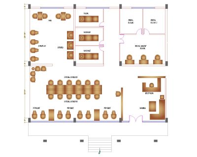 Free AutoCAD 2D Editable Drawings for Beauty Parlour Plan