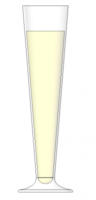 beer glass full  revit family