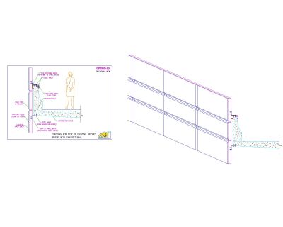Free AutoCAD 2D Editable Drawings for Brdige Cladding Design with Details - 3