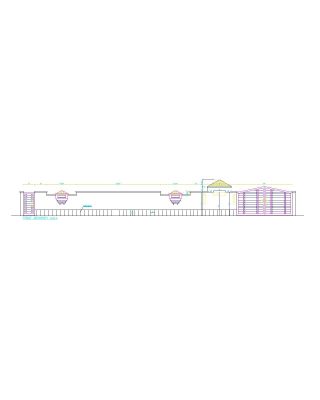 Free AutoCAD 2D Editable Drawings for Boundary Wall Architectural Design Options - 9