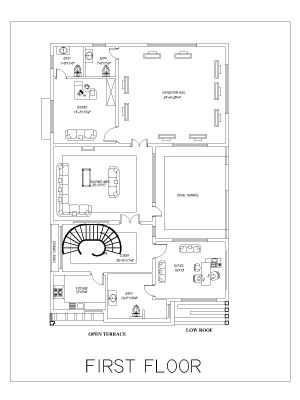 Free AutoCAD 2D Editable Drawings for Building Design with Brick Masonry Structure - 2