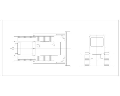 Free AutoCAD 2D Editable Drawings for Bulldozer (Top & Sides) with fiffernt Capacities & Model - 8