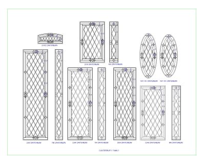 Free AutoCAD 2D Editable Drawings for Canterbury Designs
