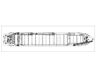 Free AutoCAD 2D Editable Drawings for Cargo Ship - 3