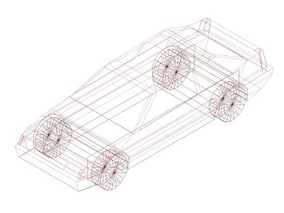 Free AutoCAD editable Drawing of Cars in 3D Perspective - 15