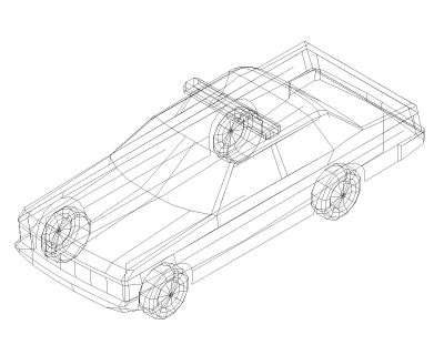 Free AutoCAD editable Drawing of Cars in 3D Perspective - 4