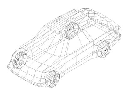 Free AutoCAD editable Drawing of Cars in 3D Perspective - 5