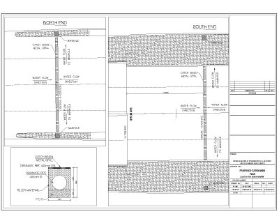 Free AutoCAD 2D Editable Detailed Drawings for CATCH BASIN 