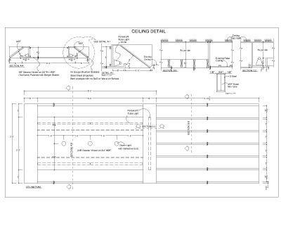 Free AutoCAD 2D Editable Drawings for Ceiling Designs in Details - 7
