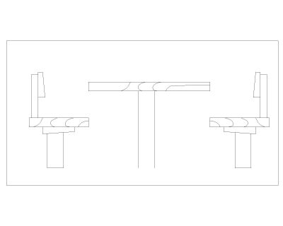 Free AutoCAD 2D Editable Drawings for Chair with Tables fro Coffee Shop & Hotles_ 6