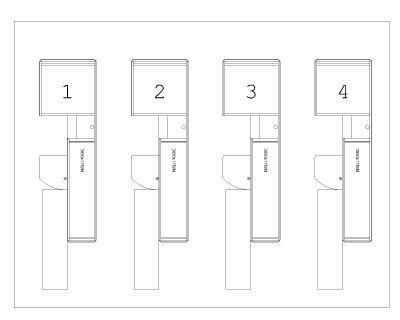 Free AutoCAD 2D Editable Drawings for Checkout Counter_ 2