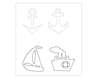 Free AutoCAD 2D Children Rooms Decoration Symbols - 15