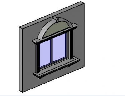 Classic window Revit Family