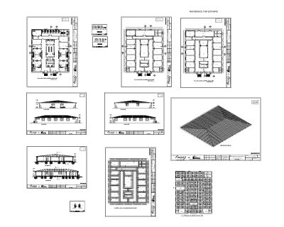 Free AutoCAD 2D Editable Drawings for Complete Clinic Facility Concept design