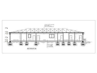 Free AutoCAD 2D Editable Drawings for Clinic Facility Section_  BB