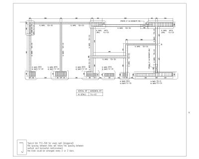 Free AutoCAD 2D Editable Drawings for Column & Walls Reinforcement with Core Details_ 1