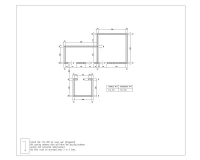 Free AutoCAD 2D Editable Drawings for Column & Walls Reinforcement with Core Details_ 10