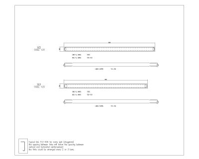 Free AutoCAD 2D Editable Drawings for Column & Walls Reinforcement with Core Details_ 3