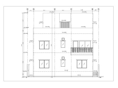 Free AutoCAD 2D Editable Drawings for Commercial Building Section Plan-1 (9)