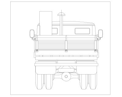 Free AutoCAD 2D Editable Drawings for Construction Transports for Mobilization_ 13