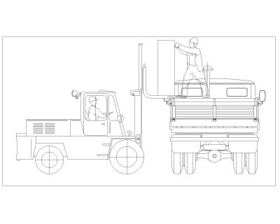 Free AutoCAD 2D Editable Drawings for Construction Transports for Mobilization_ 14