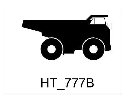 Free AutoCAD 2D Editable Drawings for Construction Vehicle Symbols to use - 10