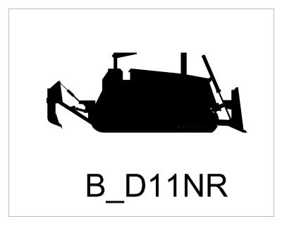 Free AutoCAD 2D Editable Drawings for Construction Vehicle Symbols to use - 30