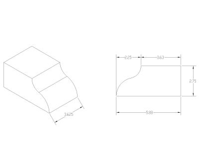 Free AutoCAD 2D Editable Drawings for Curbs & Blocks Isometric view with dimensions - 66