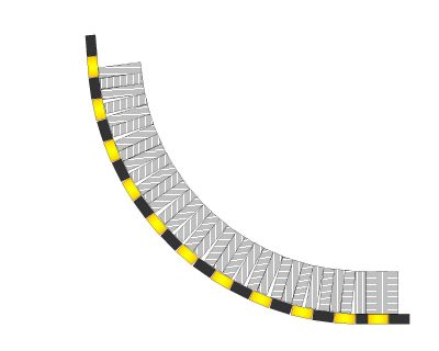 Free AutoCAD 2D Editable Drawings for Curvature Hatching