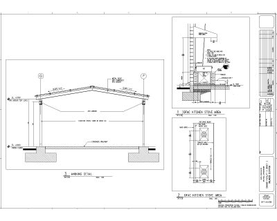Free AutoCAD 2D Editable Drawings for Commercial Dining Facility Elevation-2