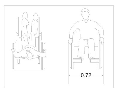 Free AutoCAD 2D Editable Drawings for Disabled People Signs_7