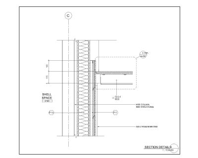 Free AutoCAD 2D Editable Drawings for Exterior & Interior Wall Section - 26
