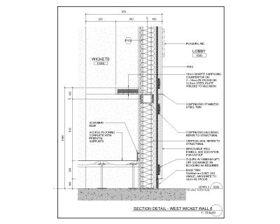 Free AutoCAD 2D Editable Drawings for Wicket Wall Details - 29