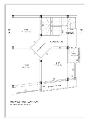 Double Story Shops Design (2) CAD Block – DWG AutoCAD Editable Drawing (Free Download)