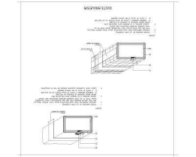 Free AutoCAD 2D Editable Drawings for Duct Insulation Details